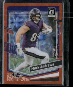 Mira telescópica Donruss Optic #15 Mark Andrews Orange 2023 #/79 Baltimore Ravens - Imagen 1 de 2