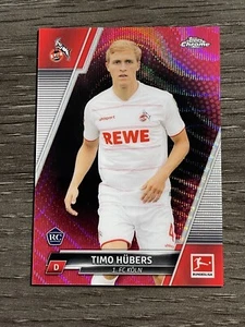 2021-22 Topps Chrome Bundesliga Pink #13 Timo Hubers /399 - Picture 1 of 2