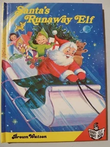 VINTAGE COLLECTIBLE - SANTA'S RUNAWAY ELF CHILDRENS CHRISTMAS BOOK 1988 - Picture 1 of 3