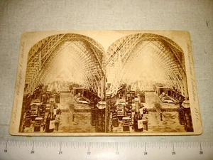 1876 Centennial Photograph Co Stereoview PHILADELPHIA WORLDS FAIR Spirits NR - Picture 1 of 4