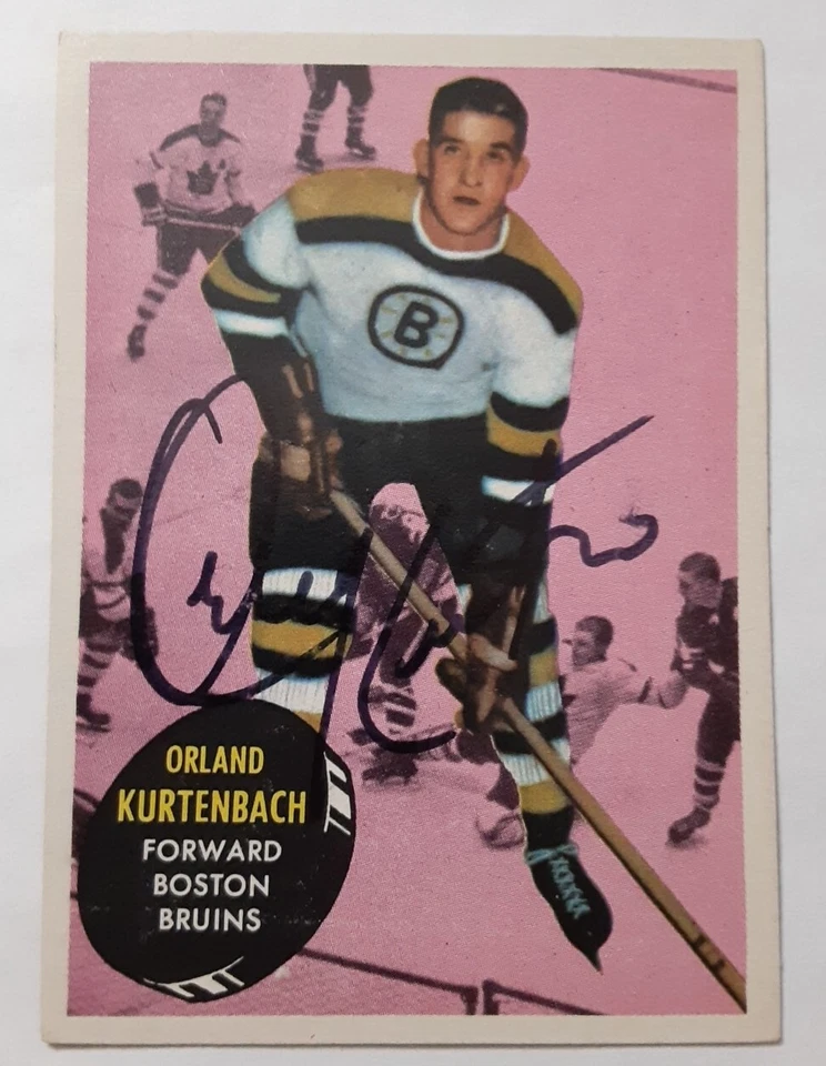 ☆SIGNED ORLAND KURTENBACH (ROOKIE CARD)☆ 1961~62 Topps #15 "BEAUTY" ~  EX/EX+  - Image 1 of 4
