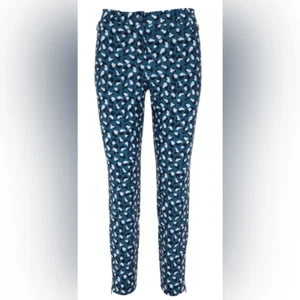 Neu mit Etikett J. Lindeberg Damen PIA Golf Knöchelhose marokkanisch blau Tiermotiv Größe 26 - Bild 1 von 11