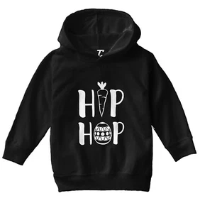 Hip Hop - Carrot Easter Egg Bunny Rabbit Holiday Toddler/Youth Hoodie - Picture 1 of 12