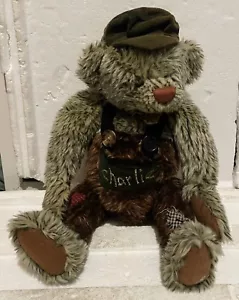 VINTAGE The Ganz Cottage Teddy Bear Soft Plush Toy CHARLIE BEAR 14” ‘OFFICIAL’ - Picture 1 of 4