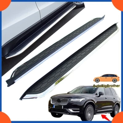 Fits for Volvo XC90 2015-2023 Fixed Running Board Side Steps Pedals Nerf Bar - Image 1 of 4