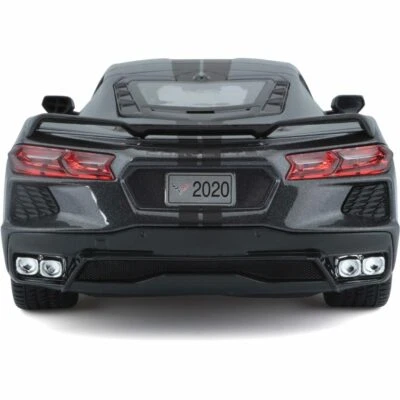 Chevrolet Corvette Stingray C8 2020 gris escala 1:18 de Maisto 31447 Foto 1 de 4