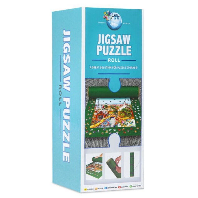 Grafix Extendable Jigsaw Puzzle Roll Mat With Straps & Storage Tube Up To 1500 Pieces