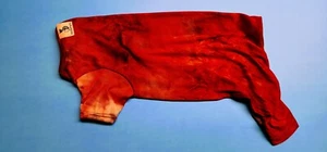 Vibrant Red & Black Tie-Dye Cat Full-Body Suit – Size Medium - Picture 1 of 7
