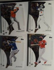 2020 Topps On Demand Rookie Progression Complete 40 card set, Alvarez,Lux,Aquino