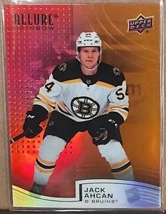 Jack Ahcan 2021-22 Upper Deck Allure Rainbow Red Orange #R9 Rookie Bruins - Picture 1 of 2