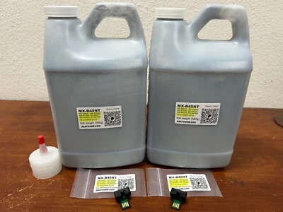 2 MX-B45NT Toner Refill for Sharp MX-B350P, MX-B350W, MX-B376W + 2 Chips - Image 1 of 4