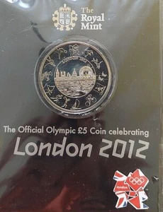 2012 $5 Canada coin, 'The Official Olympic $5 Coin Celebrating London 2012' - Picture 1 of 2