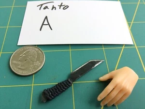 "Tanto A “ 1:6 Scale Custom Steel Miniature Knife By Auret - Picture 1 of 5