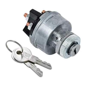 Interruptor de llave de encendido para coche, carretilla elevadora, camión, tractor, remolque - universal 4 posiciones - Imagen 1 de 4