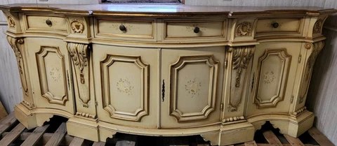 Antique Italian Credenza/Buffet Cover