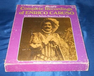 Rare Complete Recordings of Enrico Caruso Murray Hill 14 Record Set 33-1/3 RPM - Picture 1 of 5
