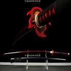 Japanese Anime Sword 9260 Spring Steel Handmade Full Tang Battle Ready Sharp