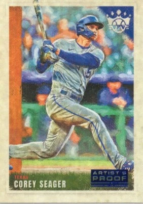 2022 Panini Diamond Kings Artist Proof Blue #33 Corey Seager - Image 1 of 2