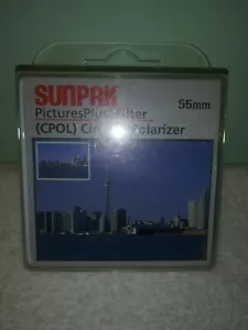 55MM (SUNPAK BRAND) FILTER NEW! CIRCULAR POLARIZER! - Picture 1 of 2