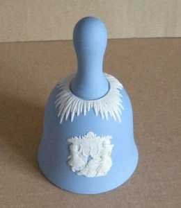 Wedgwood BLUE Jasperware CHRISTMAS 1997 BELL - Picture 1 of 4