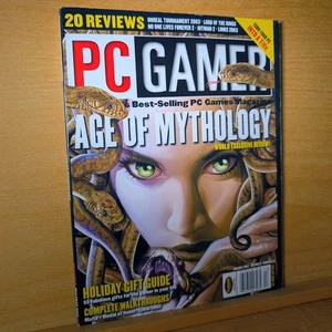 PC Gamer Magazine Holiday 2002 Age of Mythology NO LABEL - Picture 1 of 7