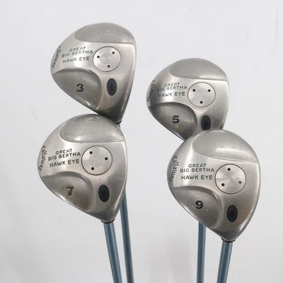 Juego de madera Callaway Great Big Bertha Hawk Eye 3,5,7,9 grafito damas diestro S-154947 Foto 1 de 4