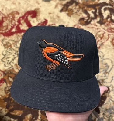 Vtg 90s Baltimore Orioles New Era 5950 Diamond Collection Fitted Hat 7 1/8 NWT - Image 1 of 4