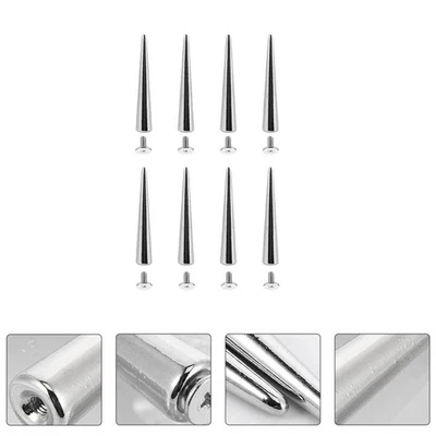 8 pezzi Punk in lega Screwback Spike Borchie Rivetto Metal Spike - Immagine 1 di 4