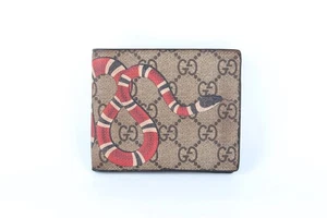 Gucci Snake Compact Wallet Brown 12345 92735988 - Picture 1 of 9