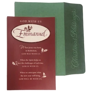 Dayspring 24 christliche Weihnachtskarten Emmanuel Gott ist mit uns - Bild 1 von 2