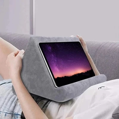 Tablet Pillow Stand Soft Lap Holder for iPad Samsung Huawei Tab Bed-Sofa Book US - Image 1 of 4