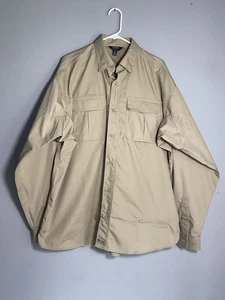 BlackHawk Warrior Wear Shirt Men XL Tan Vented Long Sleeve Tactical Ripstop - Picture 1 of 12