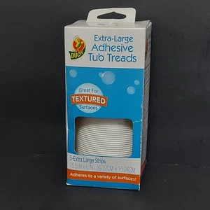 DUCK Extra-Large Adhesive Tub Treads 5-Extra Large Strips *NEW* - Picture 1 of 2