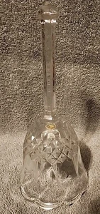 Bleikristall Glocke 8" hoch geätzt  - Bild 1 von 4