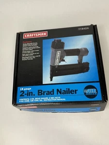 Clavadora Craftsman 351.184240 calibre 18 2” Air Brad con caja manual y clavos - Imagen 1 de 5