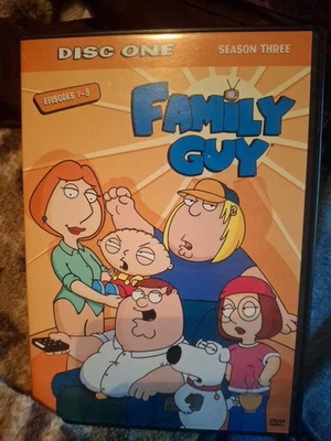 Family Guy Disc 1 Season 3 Episodes 1-8 DVD PreViewed Clean Disc Cartoon FOX - Image 1 of 2