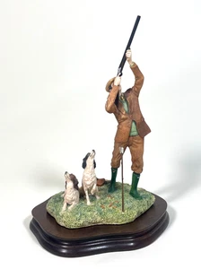 BORDER FINE ARTS - 'Reaching For The High Bird' - Liver & White Spaniels R Ayres - Picture 1 of 24