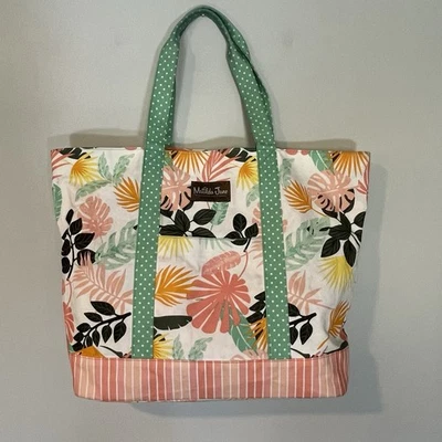 Bolso de Mano Matilda Jane Verde Cazadores de Sueños Golden Island Bolso Playa Tropical Recubierto Foto 1 de 4