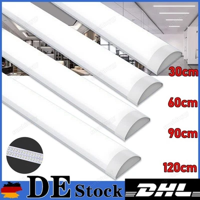 LED 30/60/90/120/150 Wannenleuchte Deckenleuchte Feuchtraumlampe Werkstatt Röhre - Bild 1 von 4