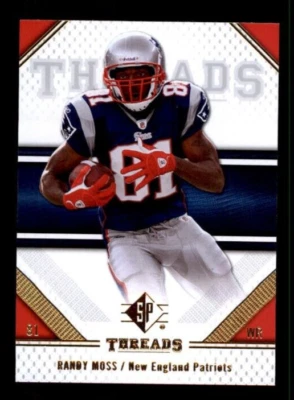 2009 SP Threads #78 Randy Moss. - Image 1 of 2
