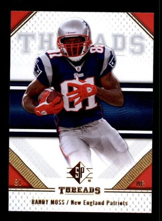 2009 SP Threads #78 Randy Moss. - Image 1 of 2