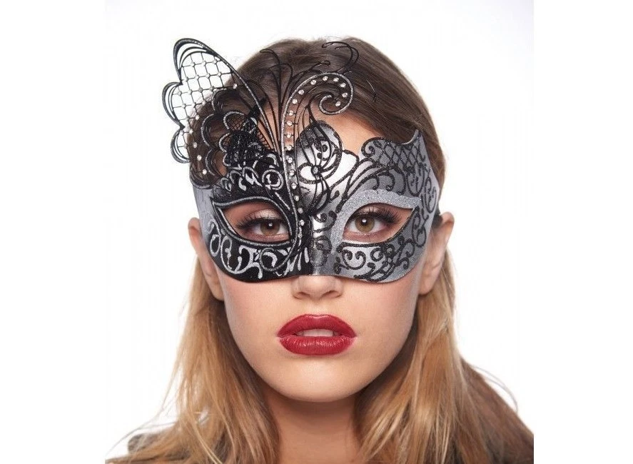 Exquisite Luxury Butterfly midnight Costume Party Venetian Masquerade Girls Mask - Image 1 of 1