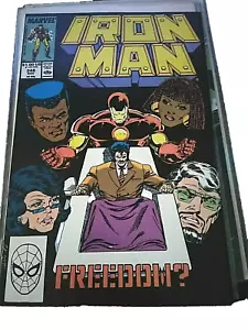 Iron Man #248 Marvel Comics 1989 ¿Libertad? Emisión funda y cardada - Imagen 1 de 7