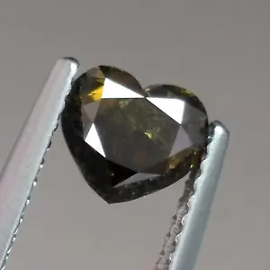 1.18cts Heart Fancy Deep Green Untreated Natural Earth Mined Loose Diamonds - Picture 1 of 4