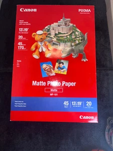 Canon inkjet Photo Paper Matte 13 x 19 Inches 20 Sheets arts & crafts New Sealed - Picture 1 of 5
