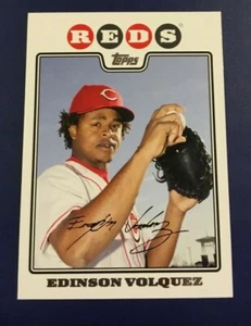 2008 Topps # CIN10 EDINSON VOLQUEZ Cincinnati Reds Team Set Version RARE $$ - Picture 1 of 1