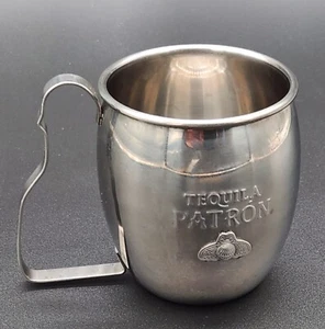 Taza Patrón Tequila Abeja Logotipo Mosco Mula Cóctel Acero Inoxidable EXCELENTE - Imagen 1 de 6