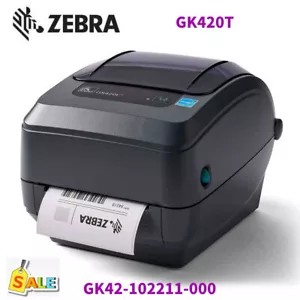 Zebra GK420T 203DPI USB Thermal Transfer Barcode Label Printer GK42-102211-000@ - Picture 1 of 6