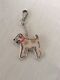Carh Kidston Dog Key Ring New Blue And Red 