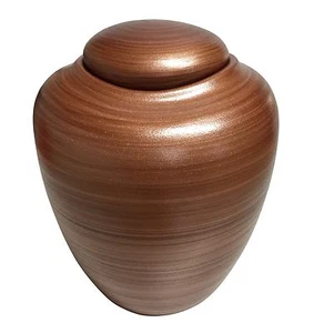 Biodegradable, Adult Oceane Mahognay Sand and Gelatin Funeral Cremation Urn - Picture 1 of 1